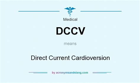 dccv medical abbreviation